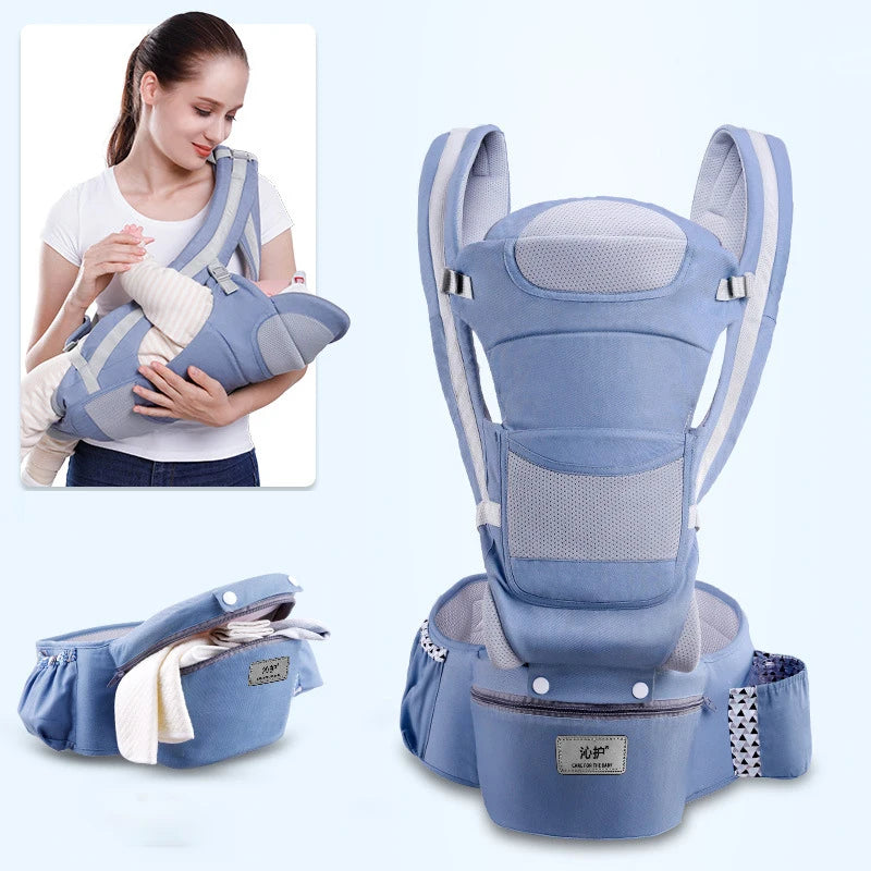 Little Wild Ones: SnuggleStride⢠Hipseat Carrier & Sling
"Sky Blue"
