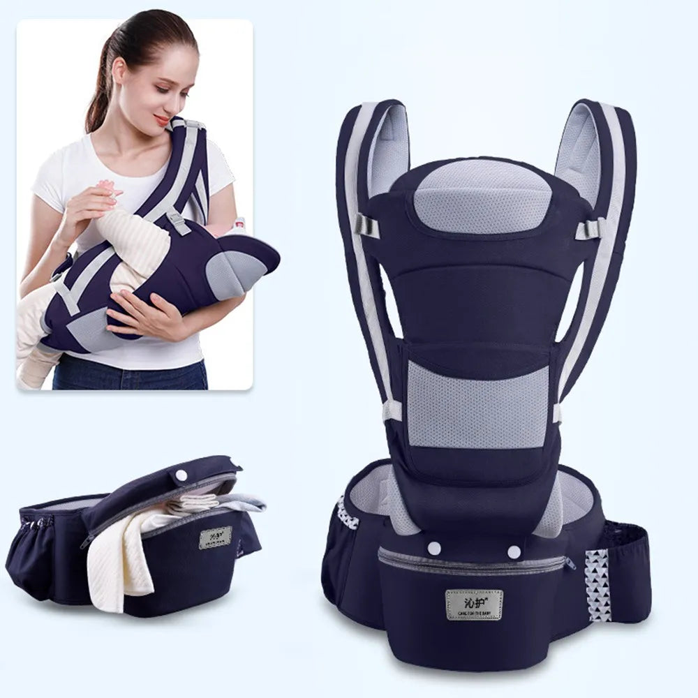 Little Wild Ones: SnuggleStride⢠Hipseat Carrier & Sling
"Dark Blue"