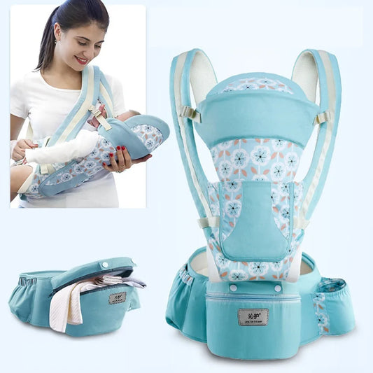 Little Wild Ones: SnuggleStride™ Hipseat Carrier & Sling
"Mint Floral"